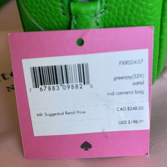 Kate Spade Astrid Oval Crossbody Leather Bag Peach Melba - Picture 8 of 16